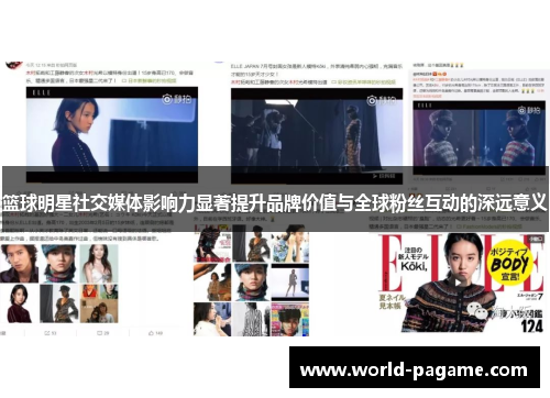 篮球明星社交媒体影响力显著提升品牌价值与全球粉丝互动的深远意义 篮球明星社交媒体影响力显著提升品牌价值与全球粉丝互动的深远意义
